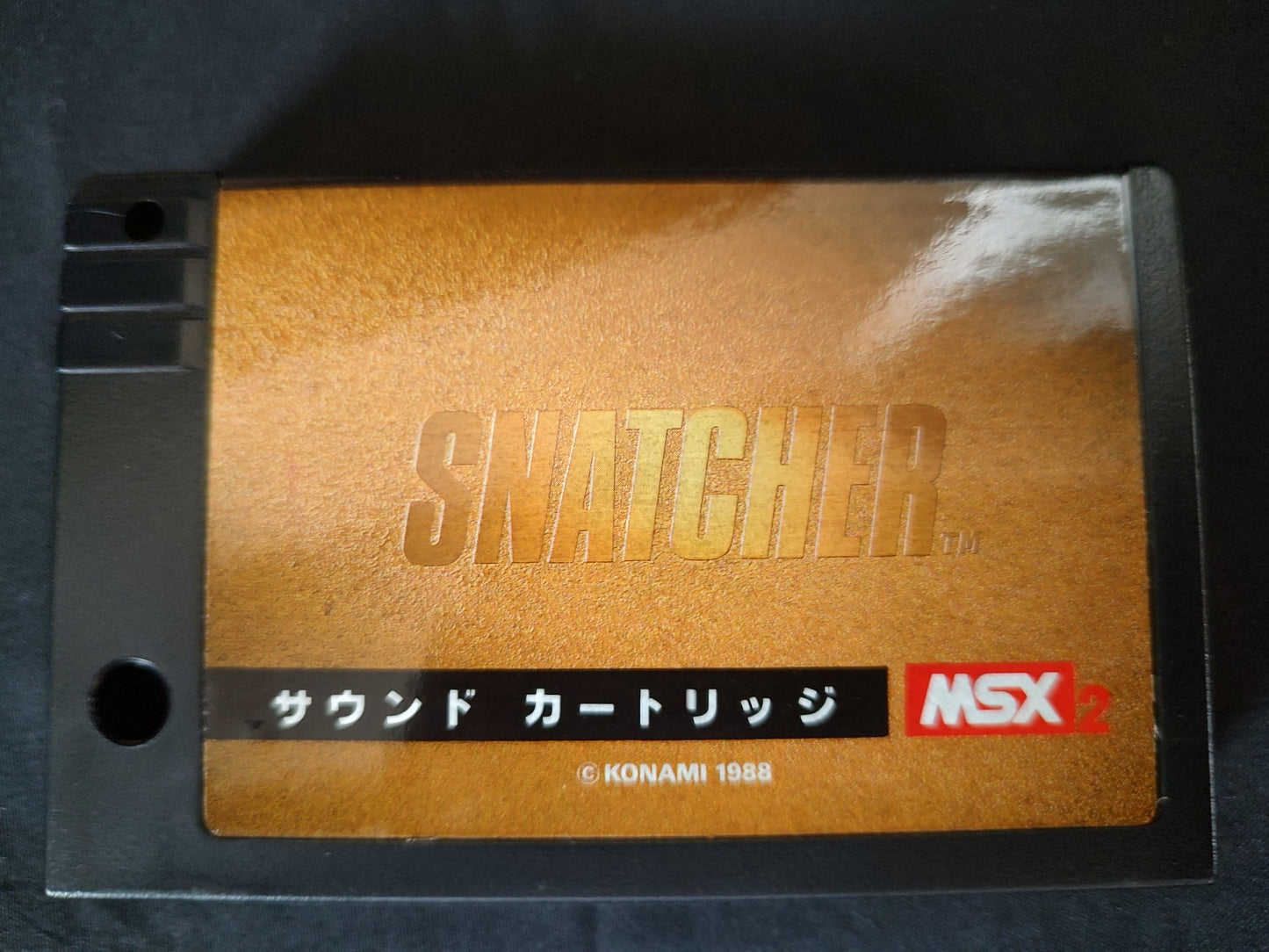 SNATCHER KONAMI MSX MSX2 Game Disk,Sound Cartridge,Manual,Boxed set tested-g0705