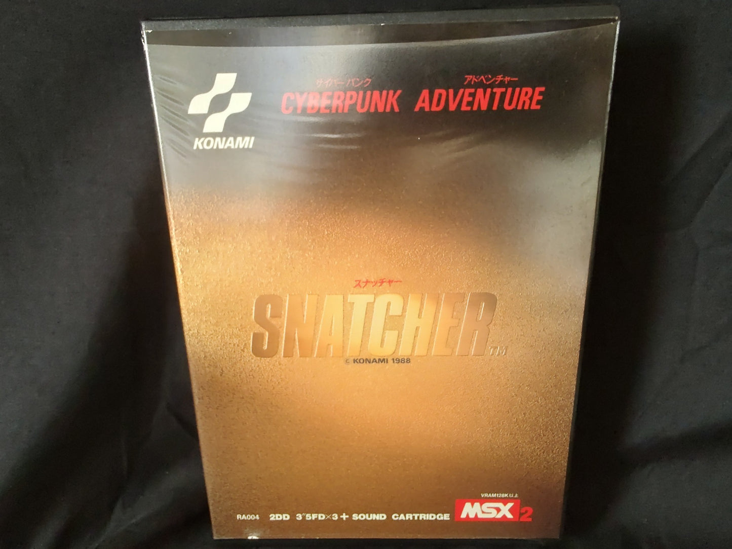 SNATCHER KONAMI MSX MSX2 Game Disk,Sound Cartridge,Manual,Boxed set tested-g0705