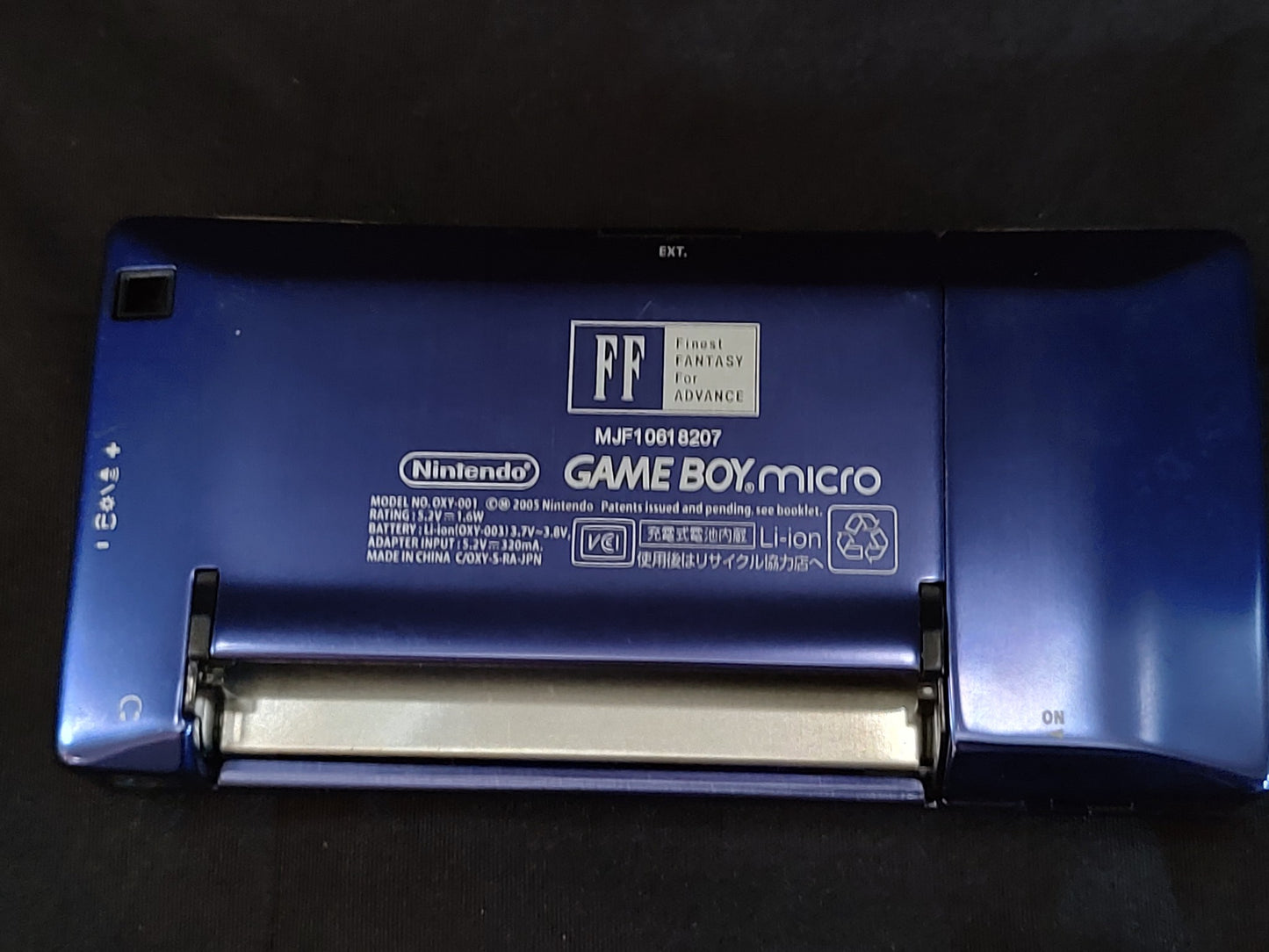 Nintendo Gameboy Micro Final Fantasy 4 limited edition console set tested-g0705-