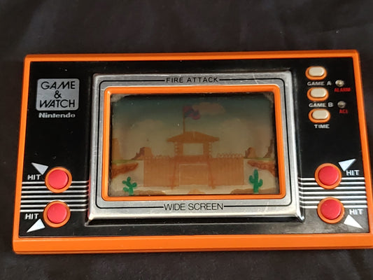 Vintage Nintendo Game & Watch FIRE ATTACK ID-29 Handheld game, Working-g0705-1