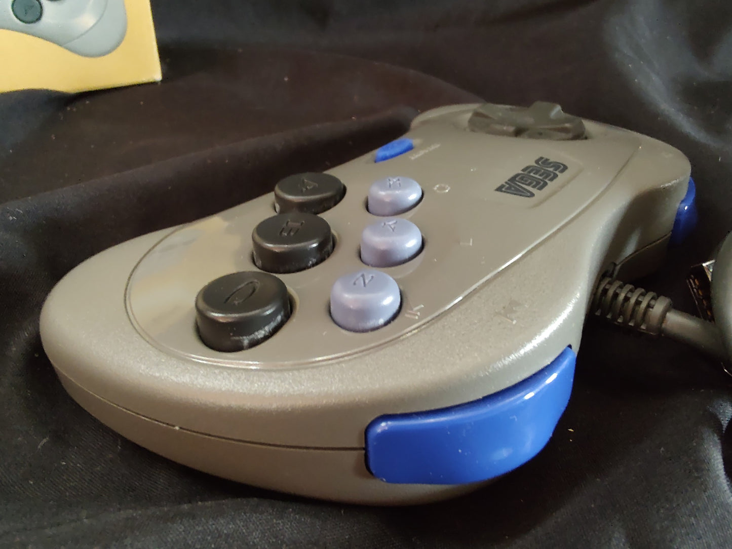 Used, SEGA Saturn Controller Pad HSS-0101 w/Box set, working-g0710-