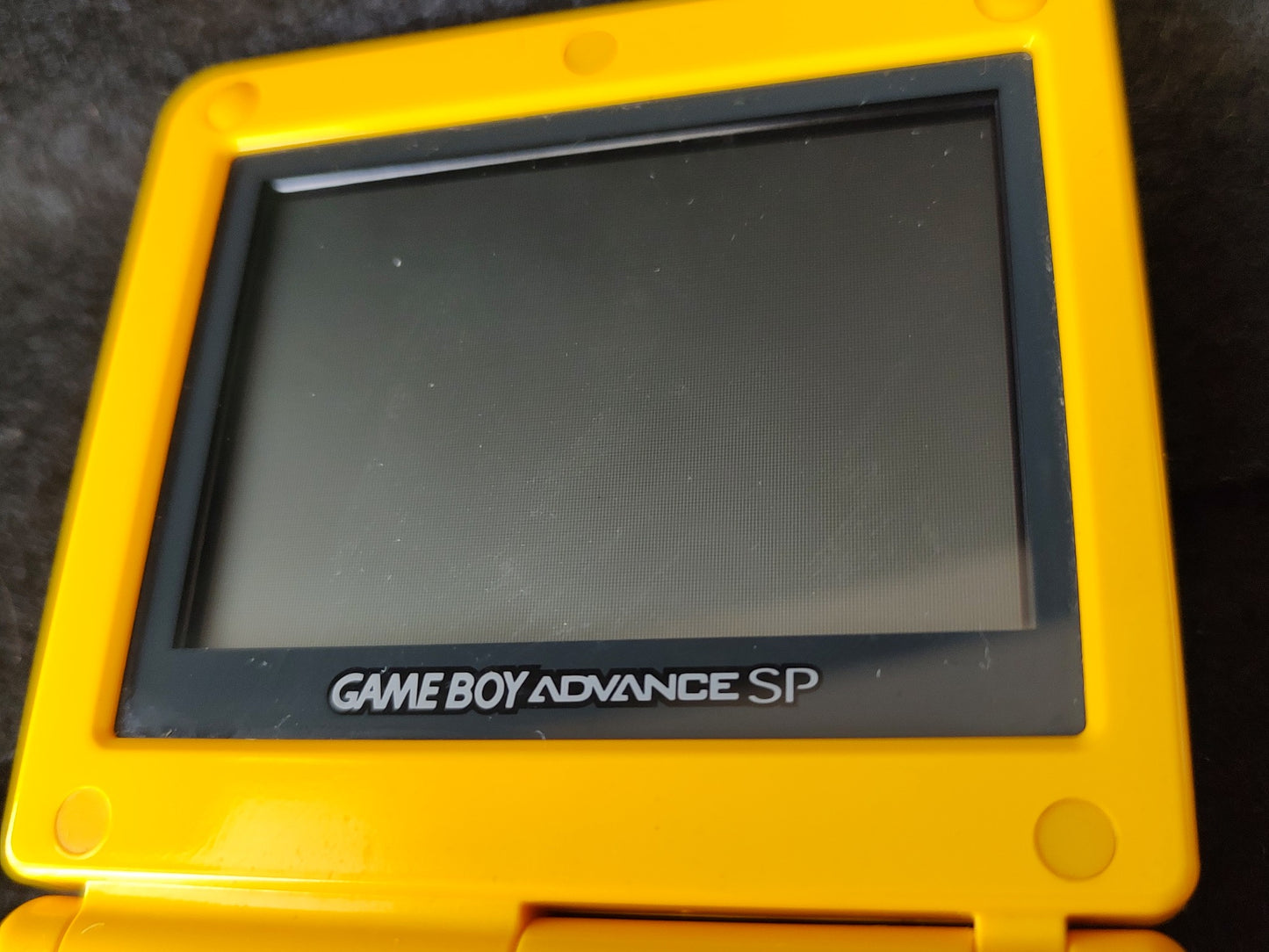 Authentic Pokemon Pikachu yellow LIMITED EDITION GAMEBOY ADVANCE SP GBA SP-g0716