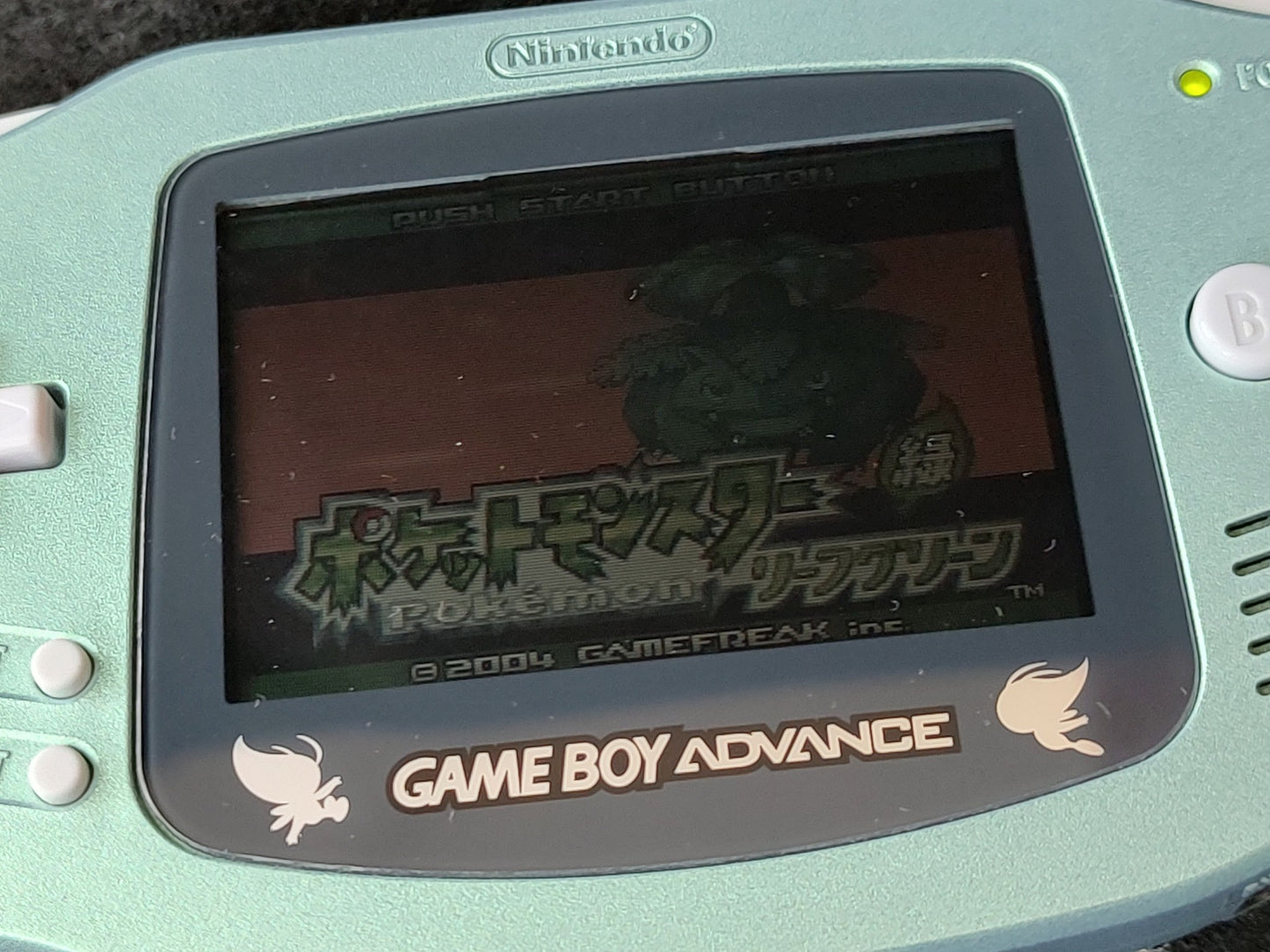 Excellent Pokemon Celebi Green LIMITED EDITION GAMEBOY ADVANCE CONSOLE -g0717-