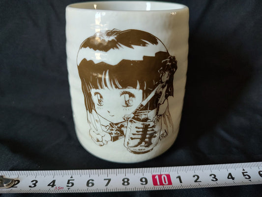 Exclusive for buers x68000 COTTON JAPANESE TEA CUP novelty bonus Yunomi -g0719-