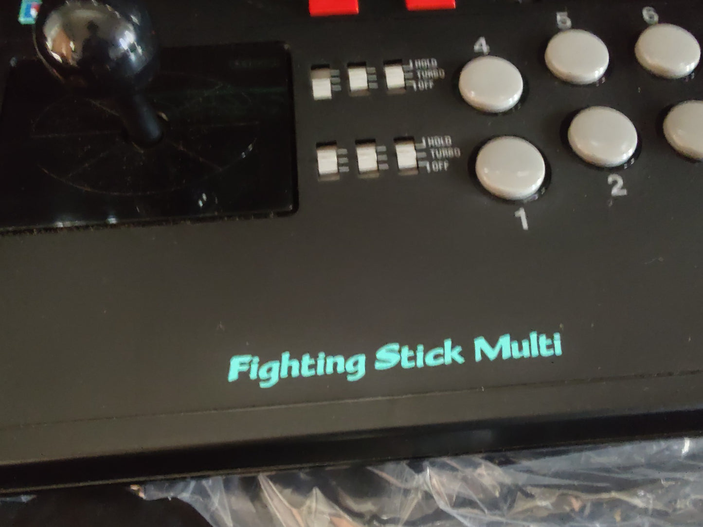 Hori Arcade Fighting Stick Multi for SNES, PC Engine, Megadrive Boxed set-g0719-