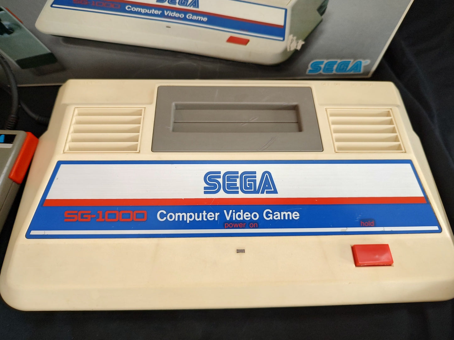 SEGA SG-1000 SG1000 CONSOLE system and Pad in Box set tested-g0719-