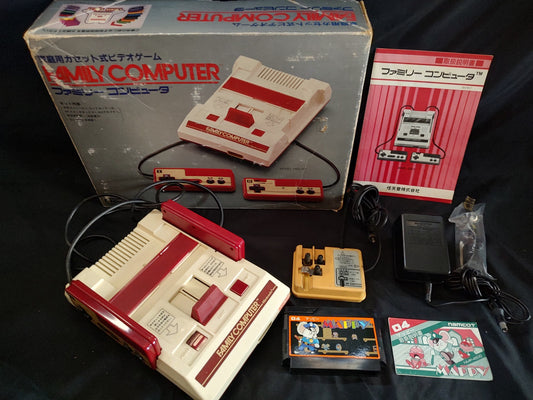 Nintendo Famicom NES HVC-001 Console, PSU, Manual and Box set, Working-g0722-