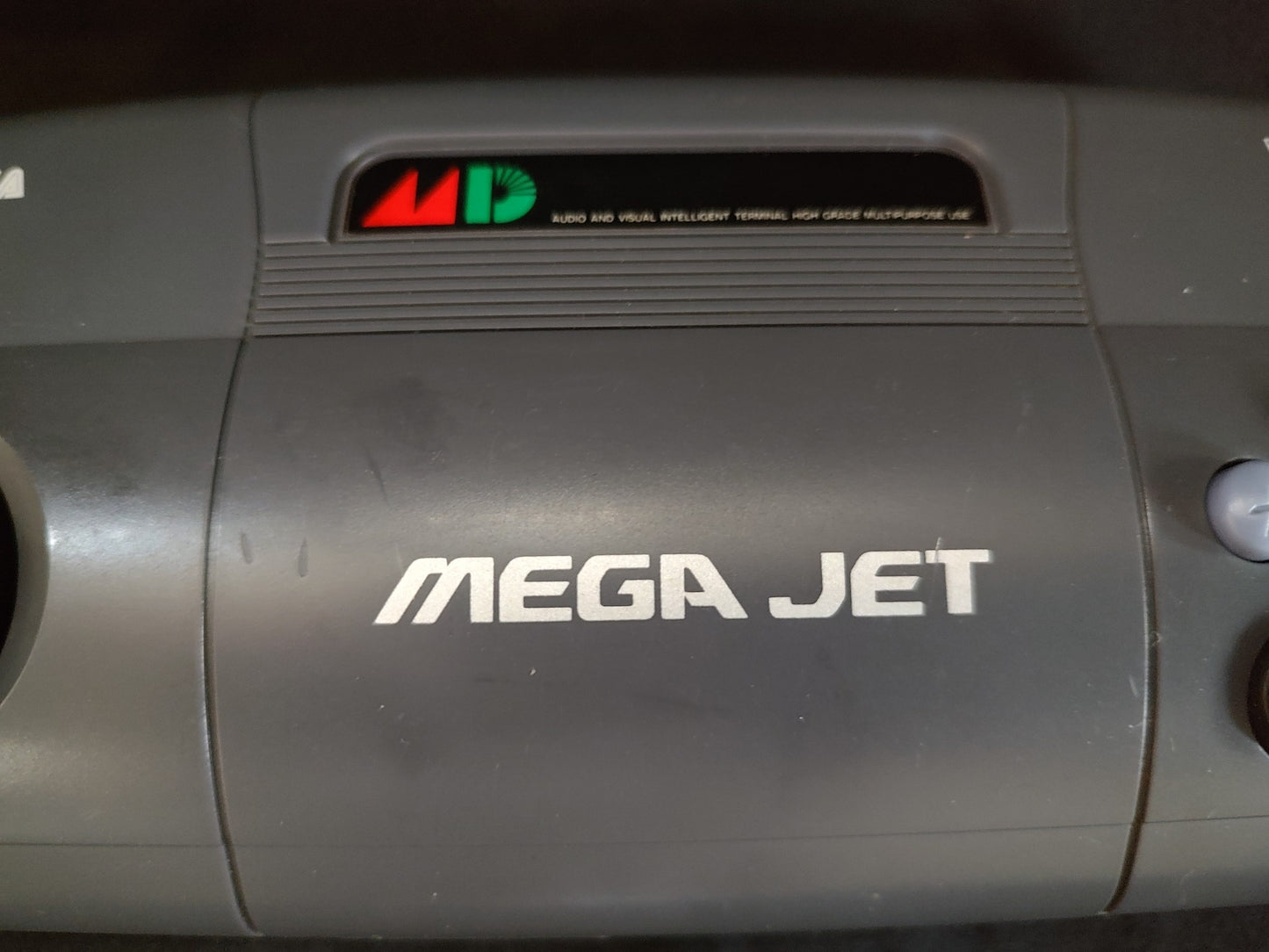 Mega Drive MEGA JET Console System HMJ-0300 PSU,AV cable,Game set, working-g0722