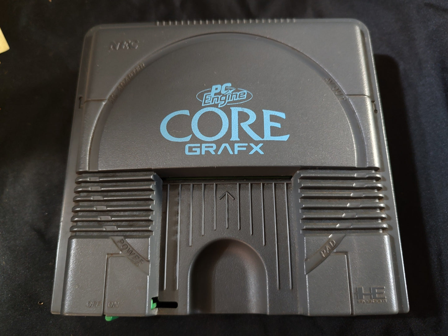 NEC PC Engine Coregrafx Console PI-TG3 TurboGrafx16, w/Pad,PSU, Box, Game-g0725-