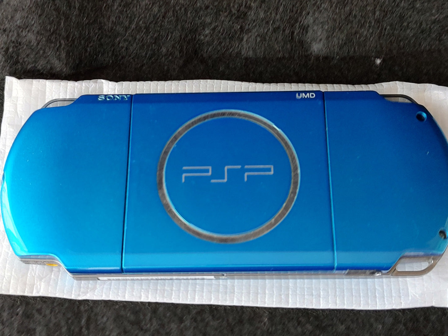 SONY Playstation Portable PSP-3000 VIBRANT BLUE Console Box set, Working-g0726-