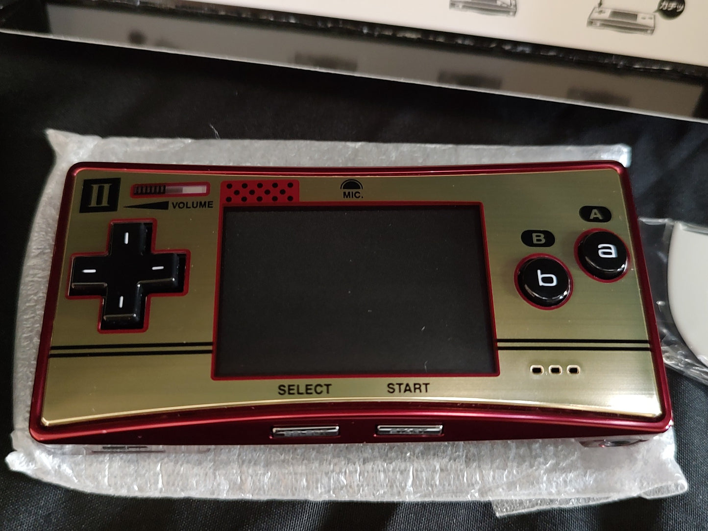 Novelty Faceplate skin Game Boy Micro Famicom 2P Pad Club Nintendo Japan-g0729-