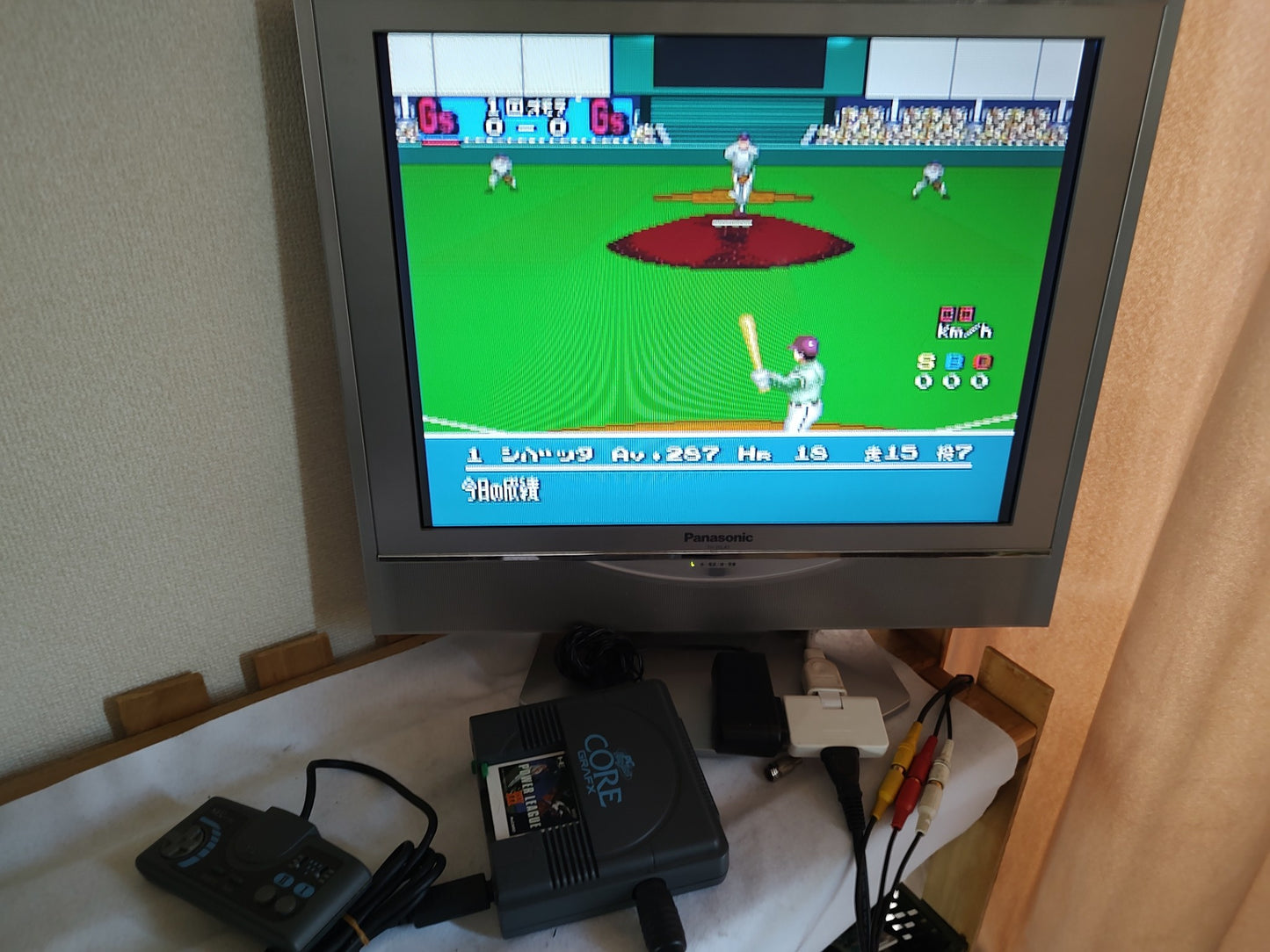 NEC PC Engine Coregrafx Console PI-TG3 TurboGrafx16, w/Pad, AV cable, Box-g0730-