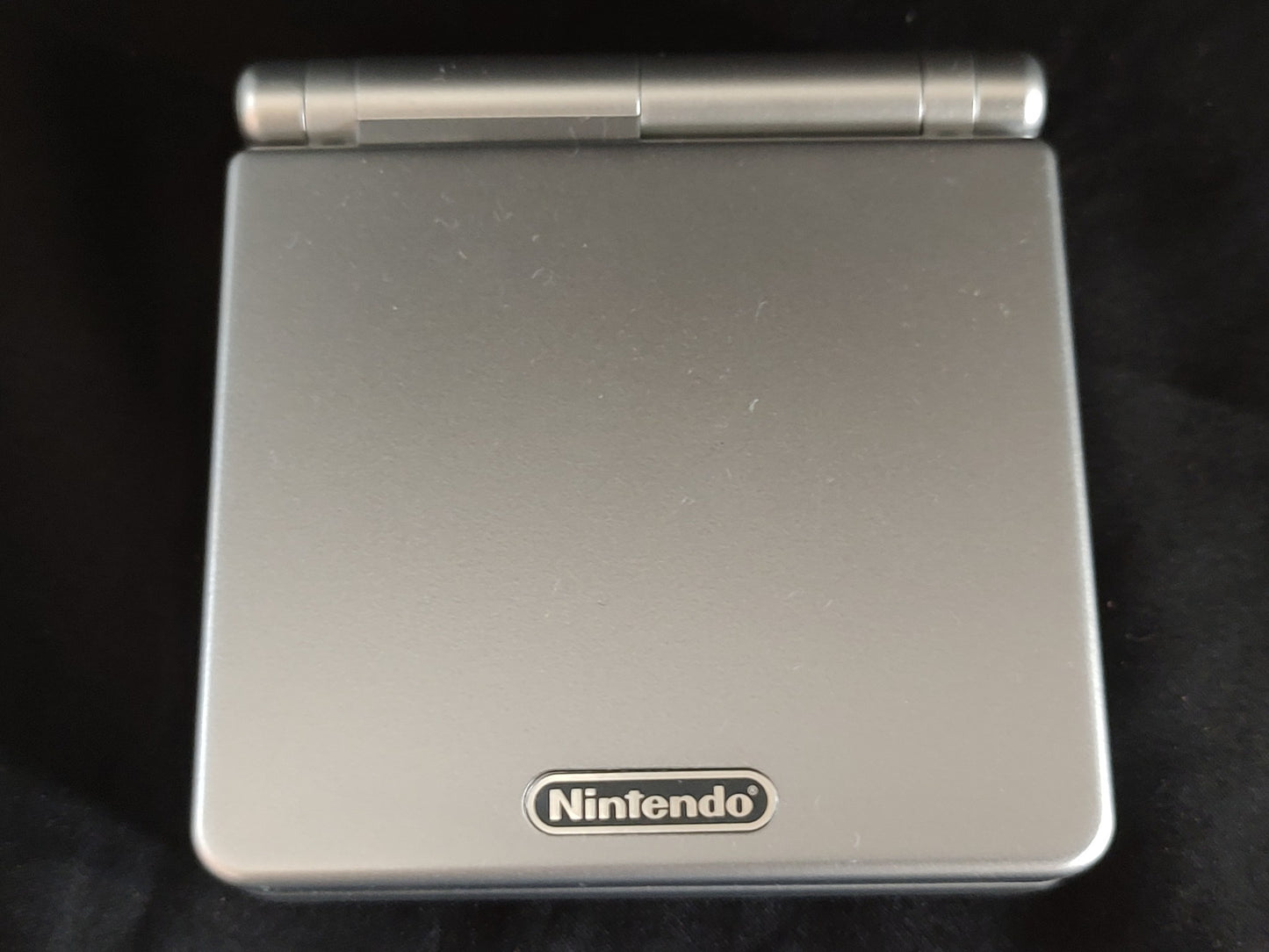 Nintendo GAMEBOY ADVANCE SP Platinum silver Console, w/Manual, Box Working-g0805