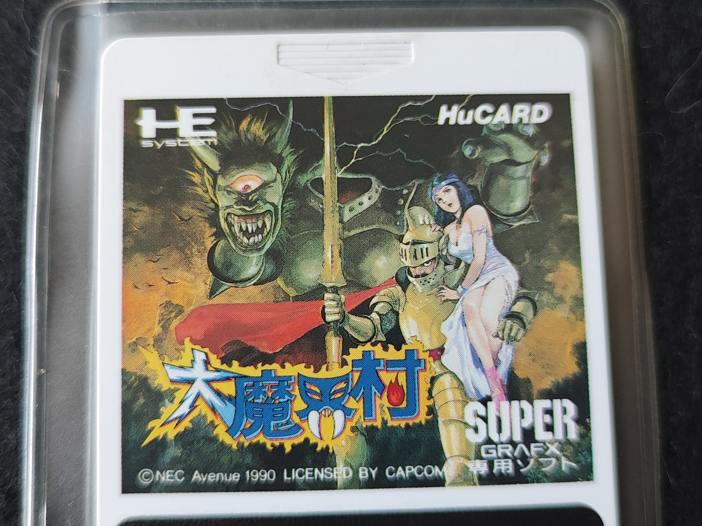 DAIMAKAIMURA/Ghouls'n Ghosts for NEC SuperGrafx PC Engine w/Manual and Box-g0808