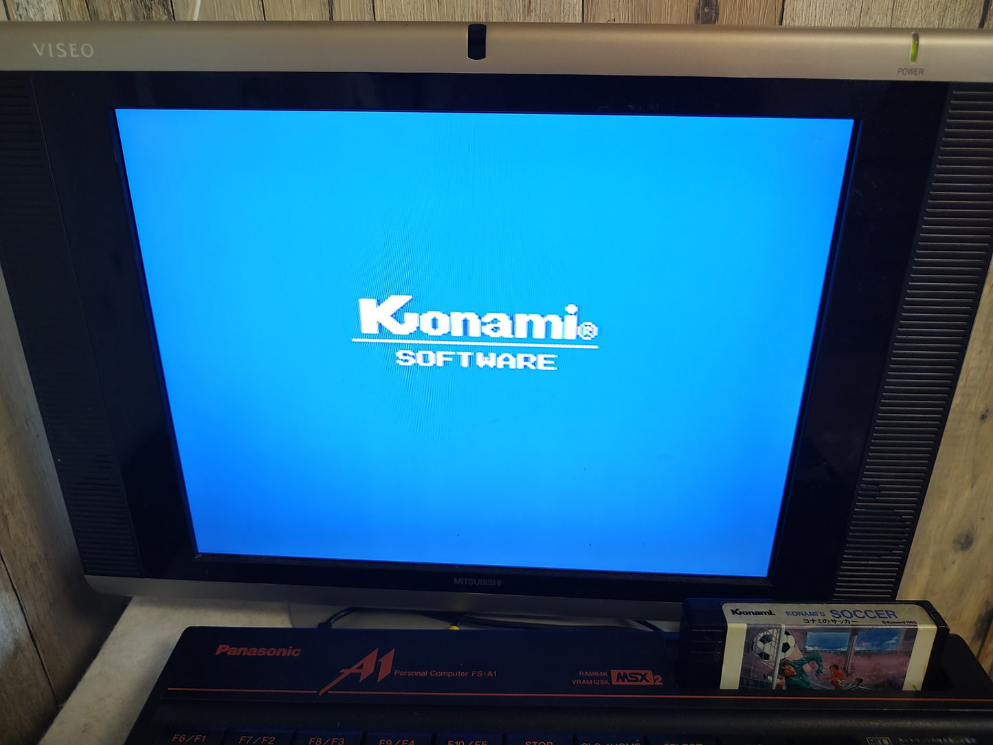 Konami's Soccer for MSX /Game Cartrigde only/NTSC-J working-f0808-
