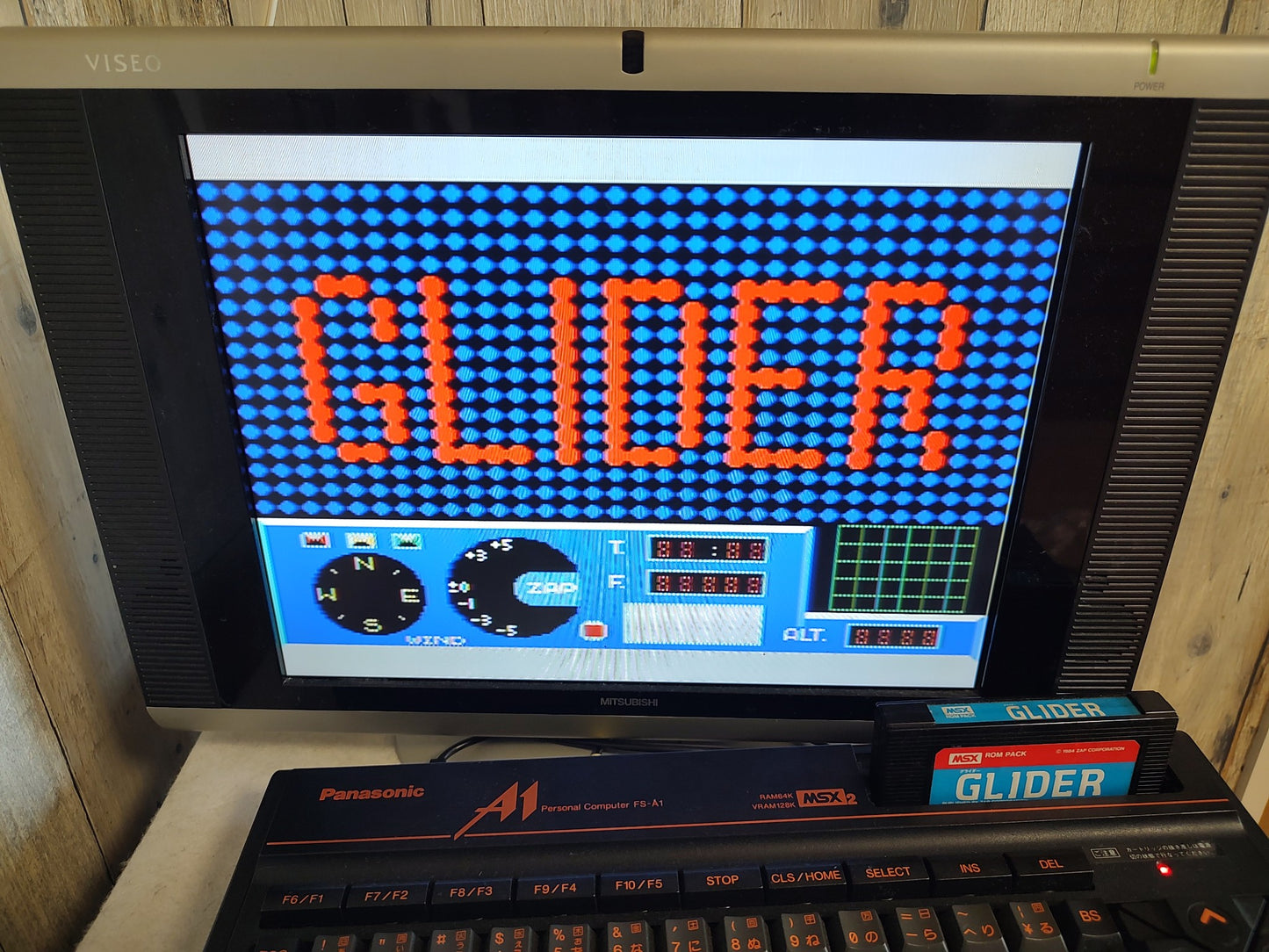 GLIDER for MSX /Game Cartrigde only/NTSC-J working-f0808-