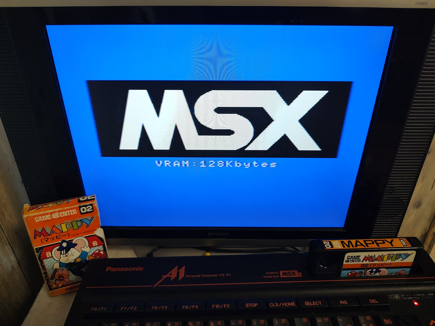 MAPPY for MSX /Game Cartrigde only/NTSC-J working-f0808-