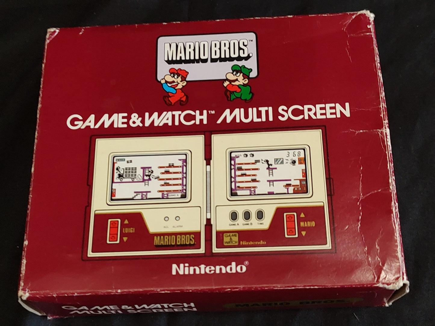 Vintage Nintendo Game & Watch MARIO BROS. ID-29 Handheld game, Working-g0813-