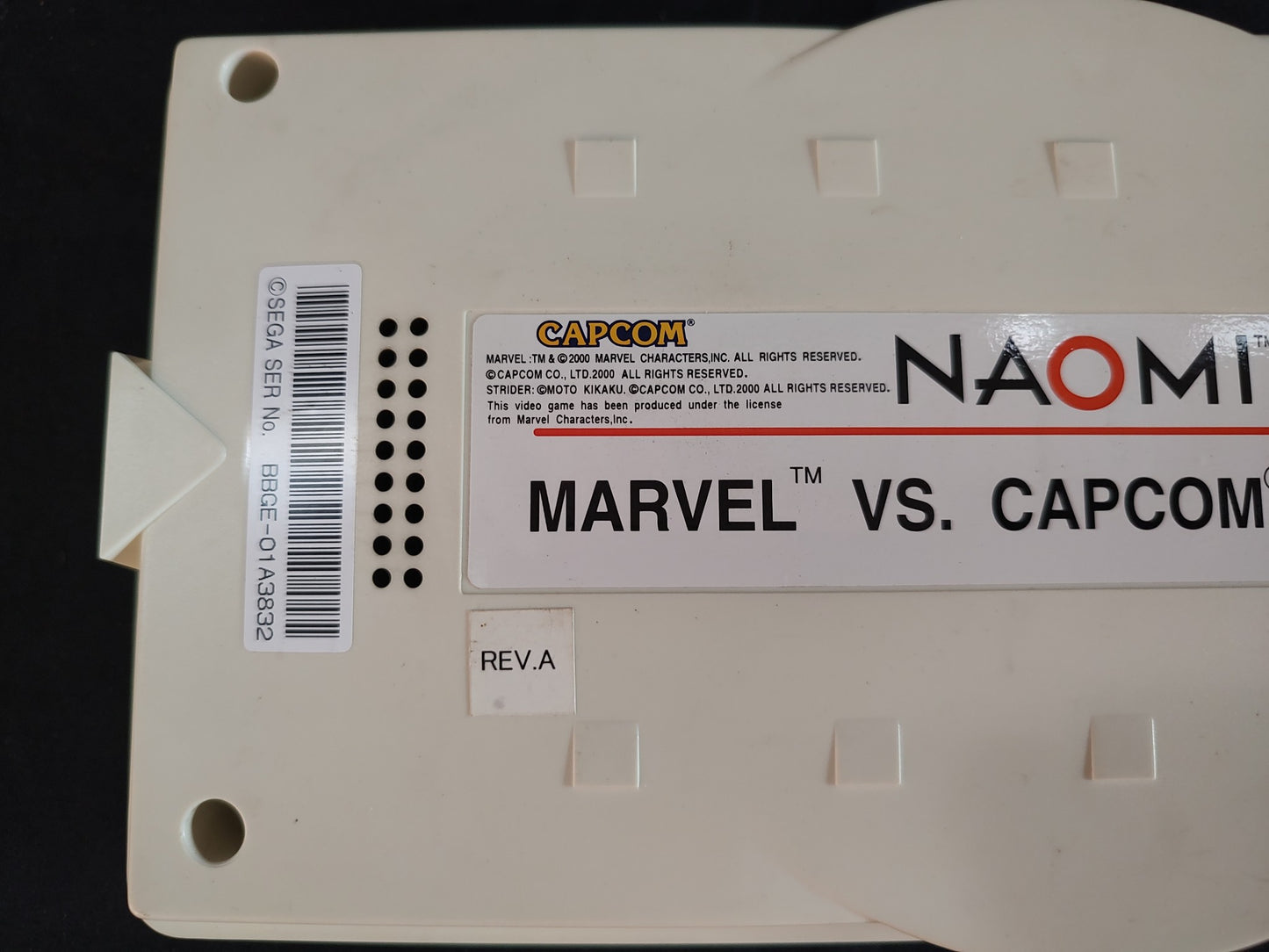 Marvel Vs Capcom 2 NAOMI PCB System Cart,Instruction Card set, Working-g0823-