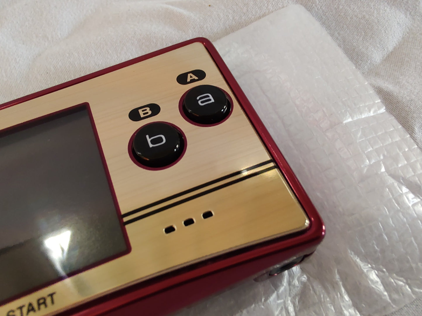 Novelty Faceplate skin Game Boy Micro Famicom 2P Pad Club Nintendo Japan-g0823-