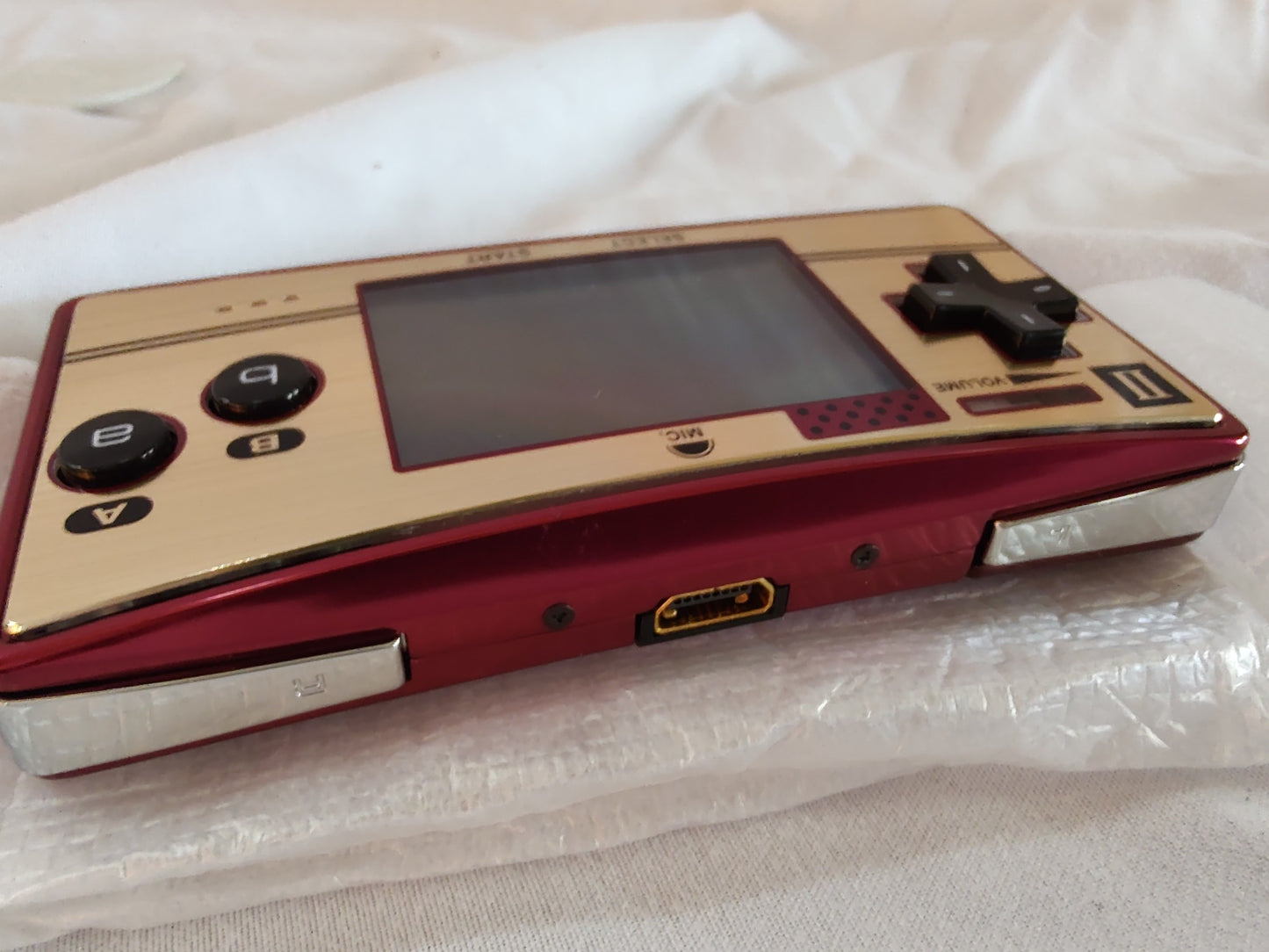 Novelty Faceplate skin Game Boy Micro Famicom 2P Pad Club Nintendo Japan-g0823-