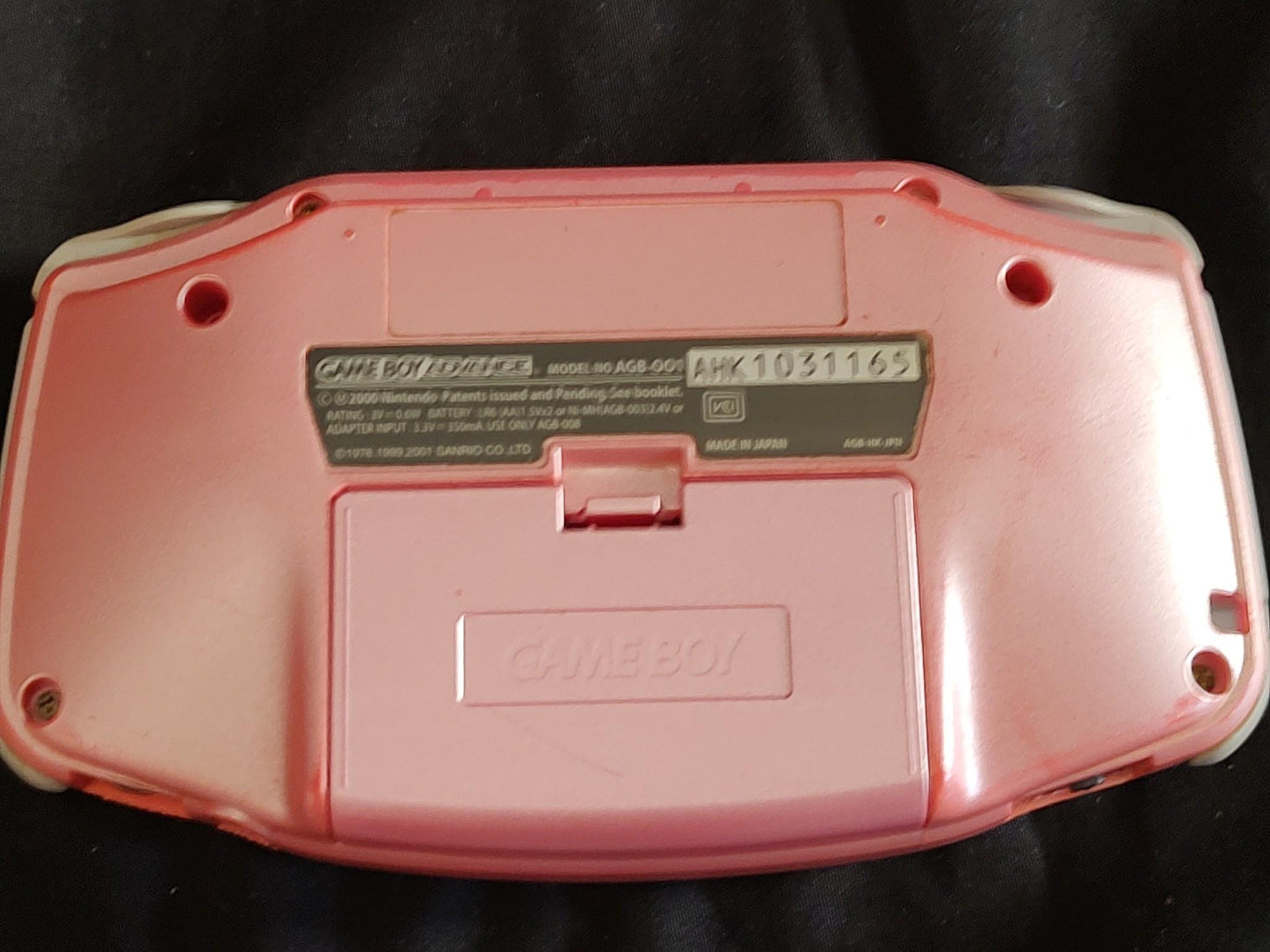 Hello Kitty Special Box LIMITED EDITION GAMEBOY ADVANCE CONSOLE /tested-g0826-