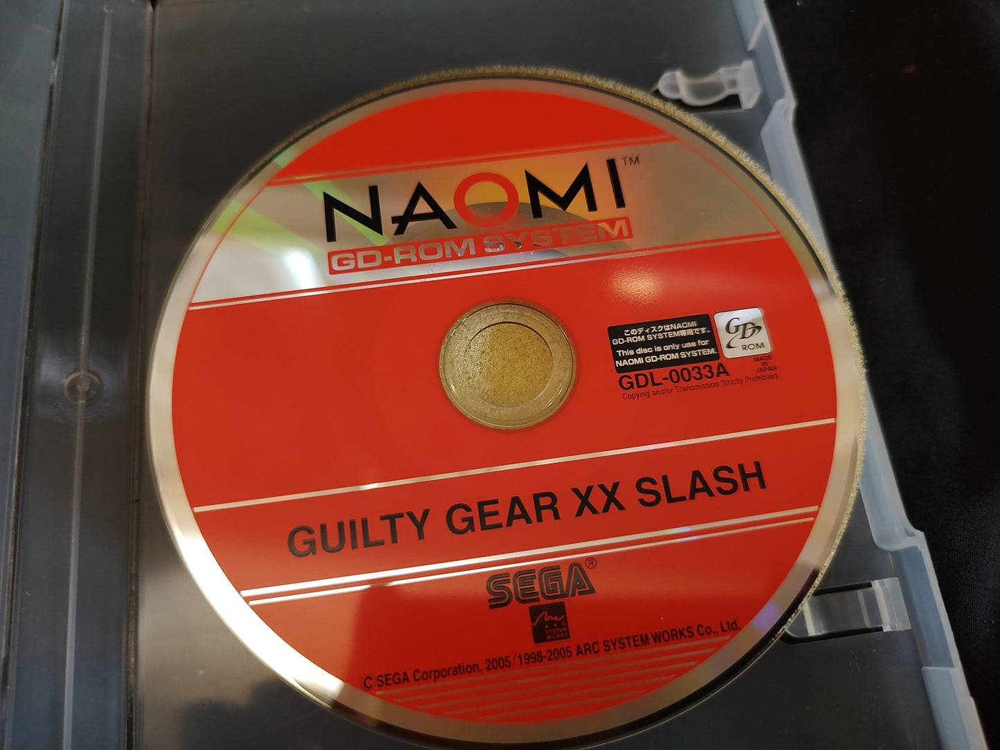 GUILTY GEAR XX SLASH NAOMI GD-ROM Disk, KEY chip, Manual, Paper works-f0827-2