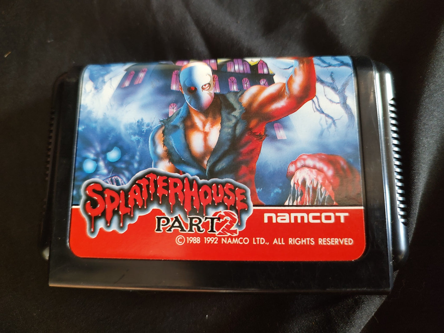 SPLATTERHOUSE Part 2 SEGA MEGA DRIVE Genesis W/Manual, Box, working-g0828-