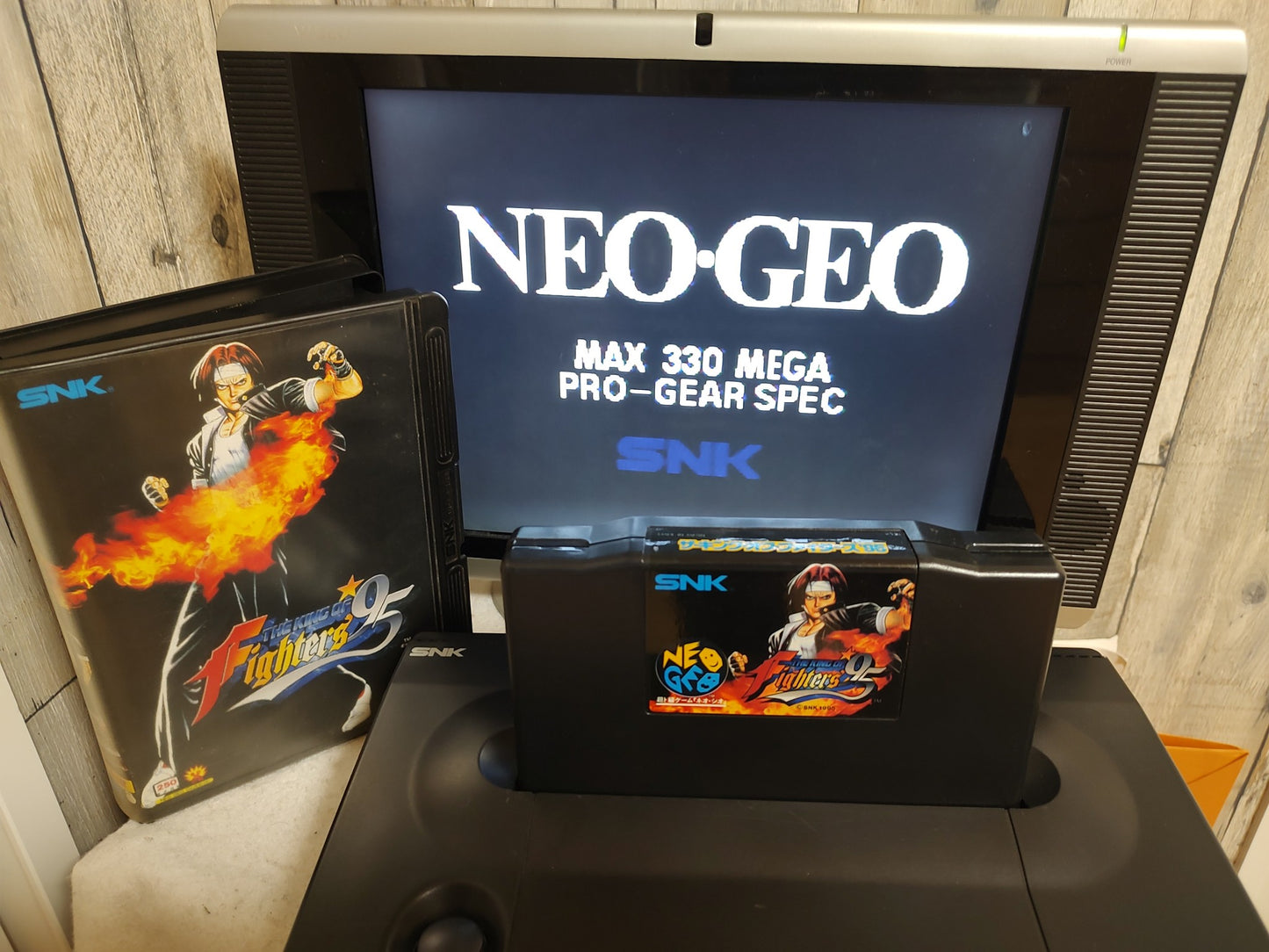 KOF 95 THE KING OF FIGHTERS 95 SNK NEO GEO AES w/Manual, Box, Working-g0828-