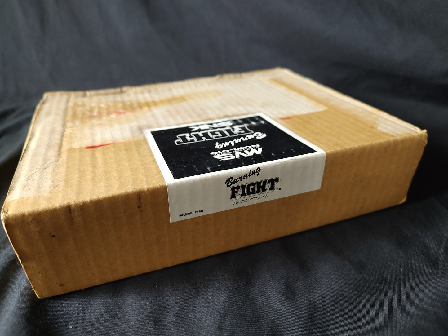Burning Fight SNK NEOGEO MVS Arcade Cartridge w/Instruction card, Box set-g0829- - Hakushin Retro Game shop