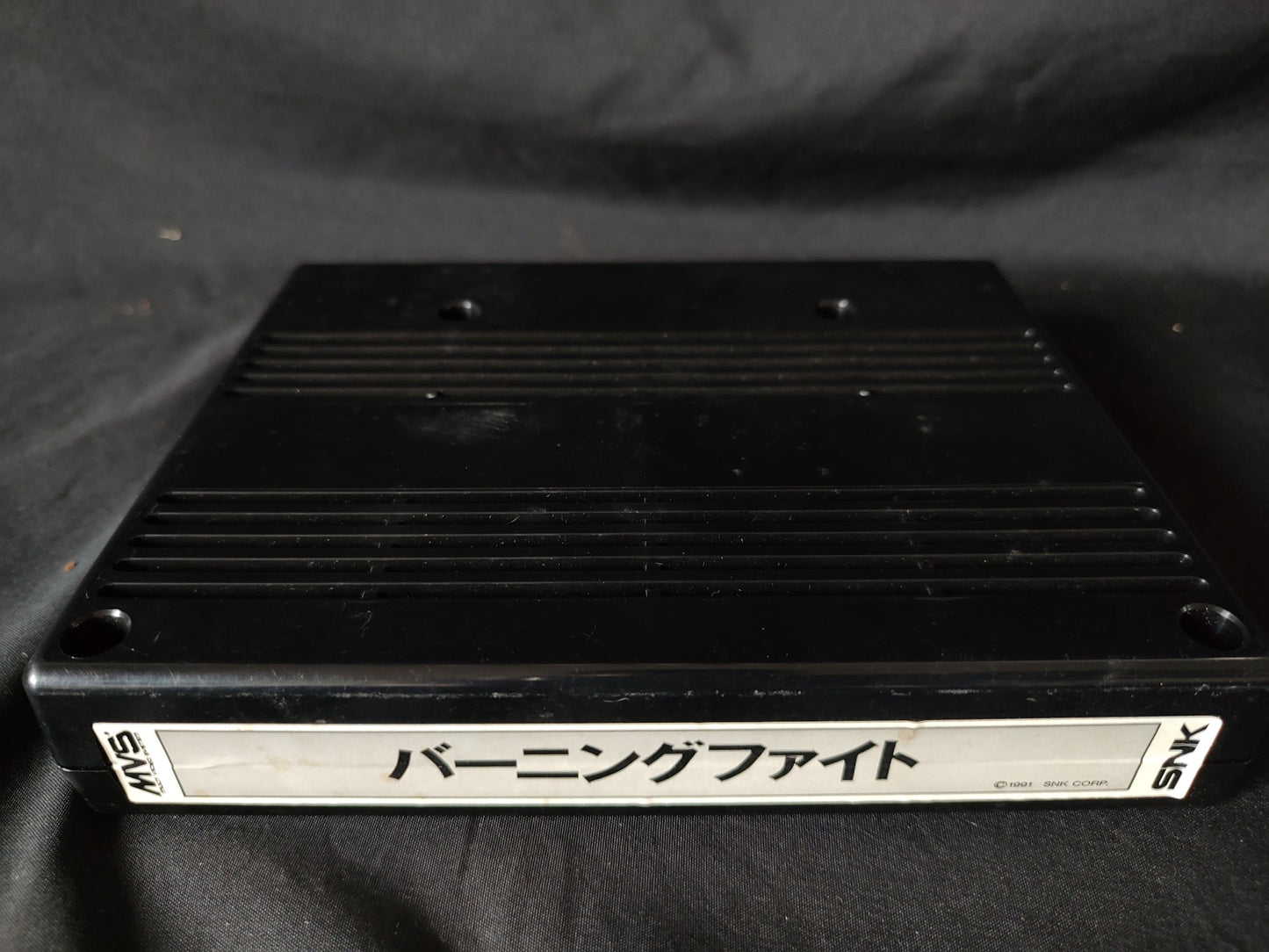 Burning Fight SNK NEOGEO MVS Arcade Cartridge w/Instruction card, Box set-g0829- - Hakushin Retro Game shop