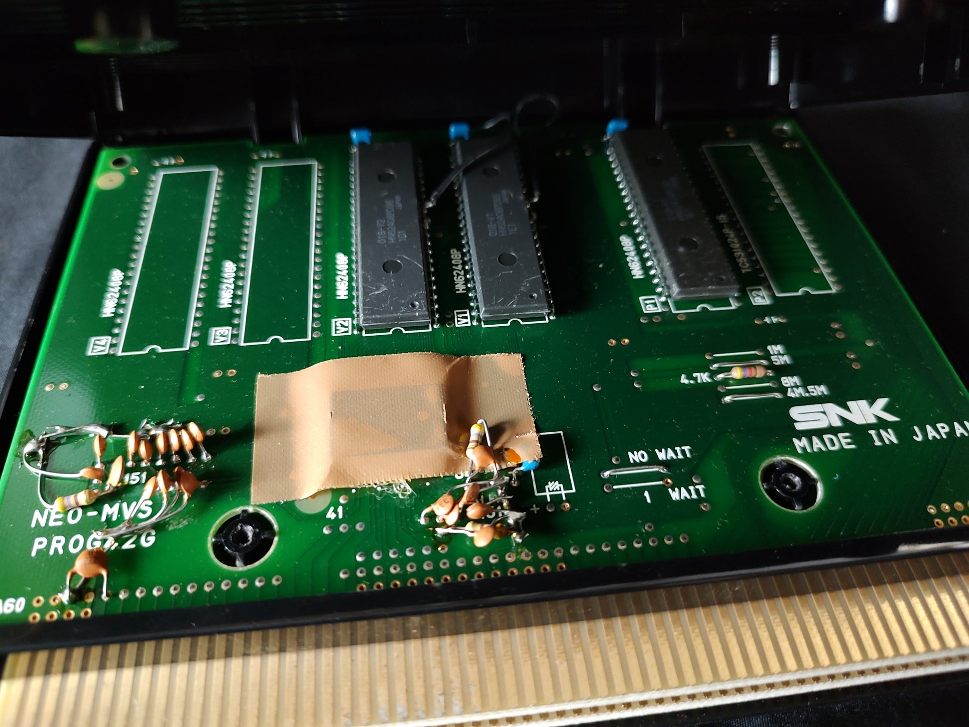 Burning Fight SNK NEOGEO MVS Arcade Cartridge w/Instruction card, Box set-g0829- - Hakushin Retro Game shop