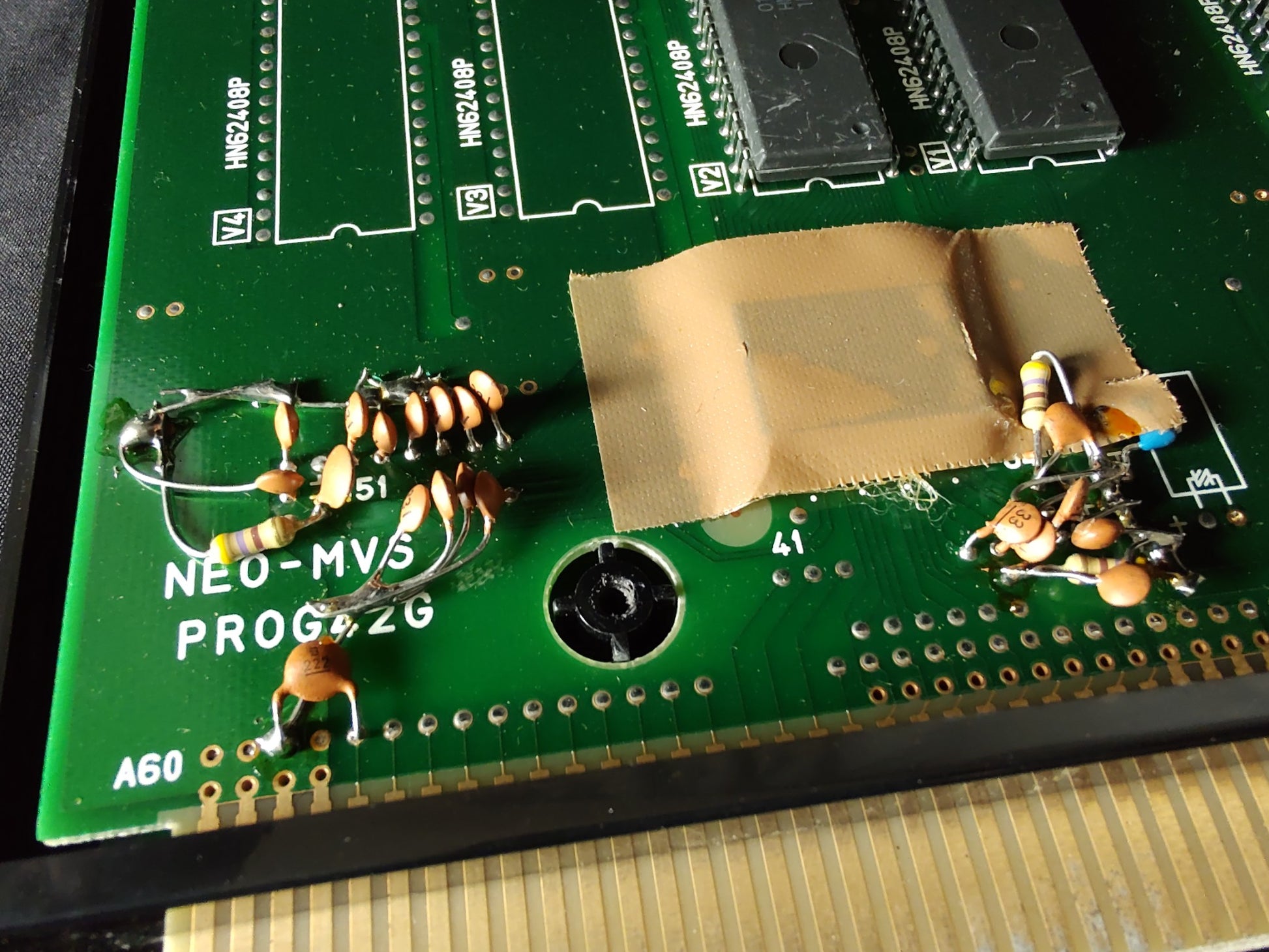 Burning Fight SNK NEOGEO MVS Arcade Cartridge w/Instruction card, Box set-g0829- - Hakushin Retro Game shop