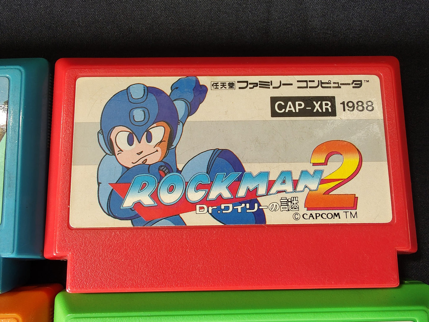 Nintendo Famicom FC (NES) RockMan(Megaman) series 5 game cartridge set-g0830-