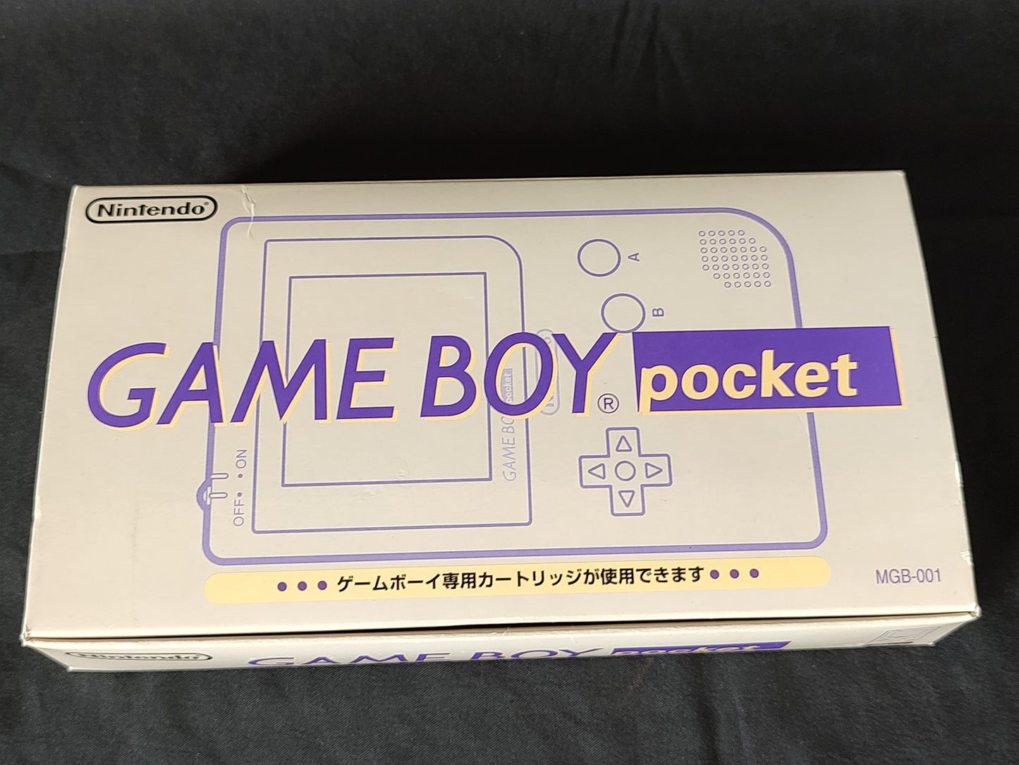 Used, Nintendo Gameboy Pocket White color console MGB-001 Boxed set-g0830-