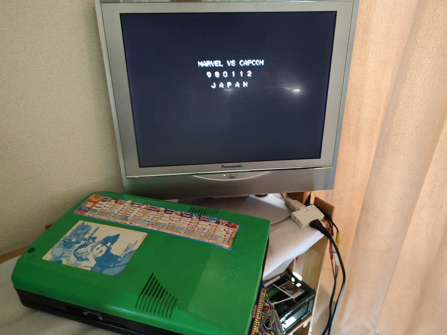 MARVEL vs CAPCOM Crash of HEROES CAPCOM CPS2 Arcade Cartridge B Board only-g0917