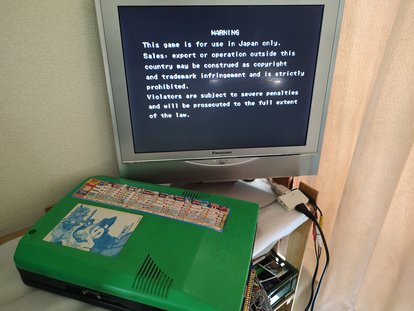 MARVEL vs CAPCOM Crash of HEROES CAPCOM CPS2 Arcade Cartridge B Board only-g0917