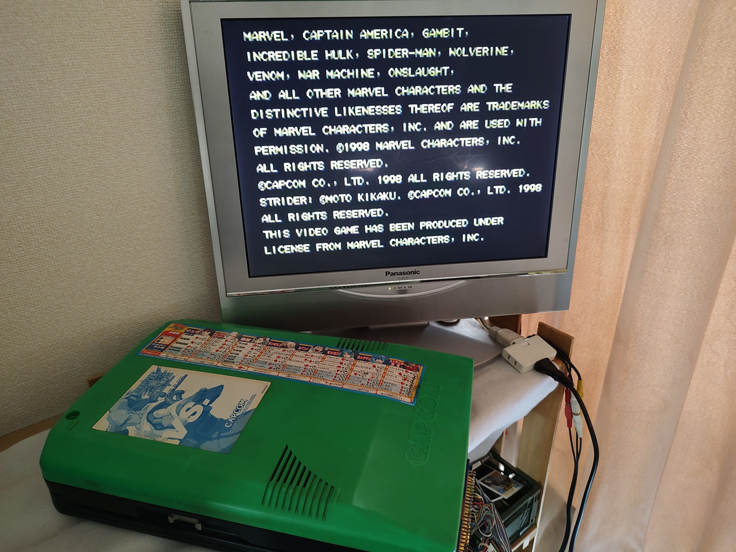 MARVEL vs CAPCOM Crash of HEROES CAPCOM CPS2 Arcade Cartridge B Board only-g0917