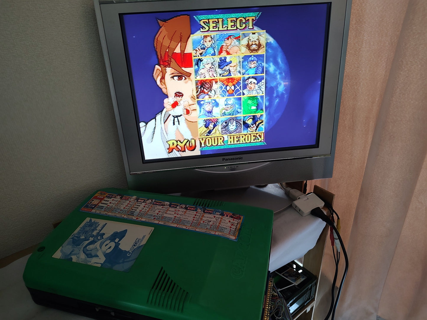 MARVEL vs CAPCOM Crash of HEROES CAPCOM CPS2 Arcade Cartridge B Board only-g0917