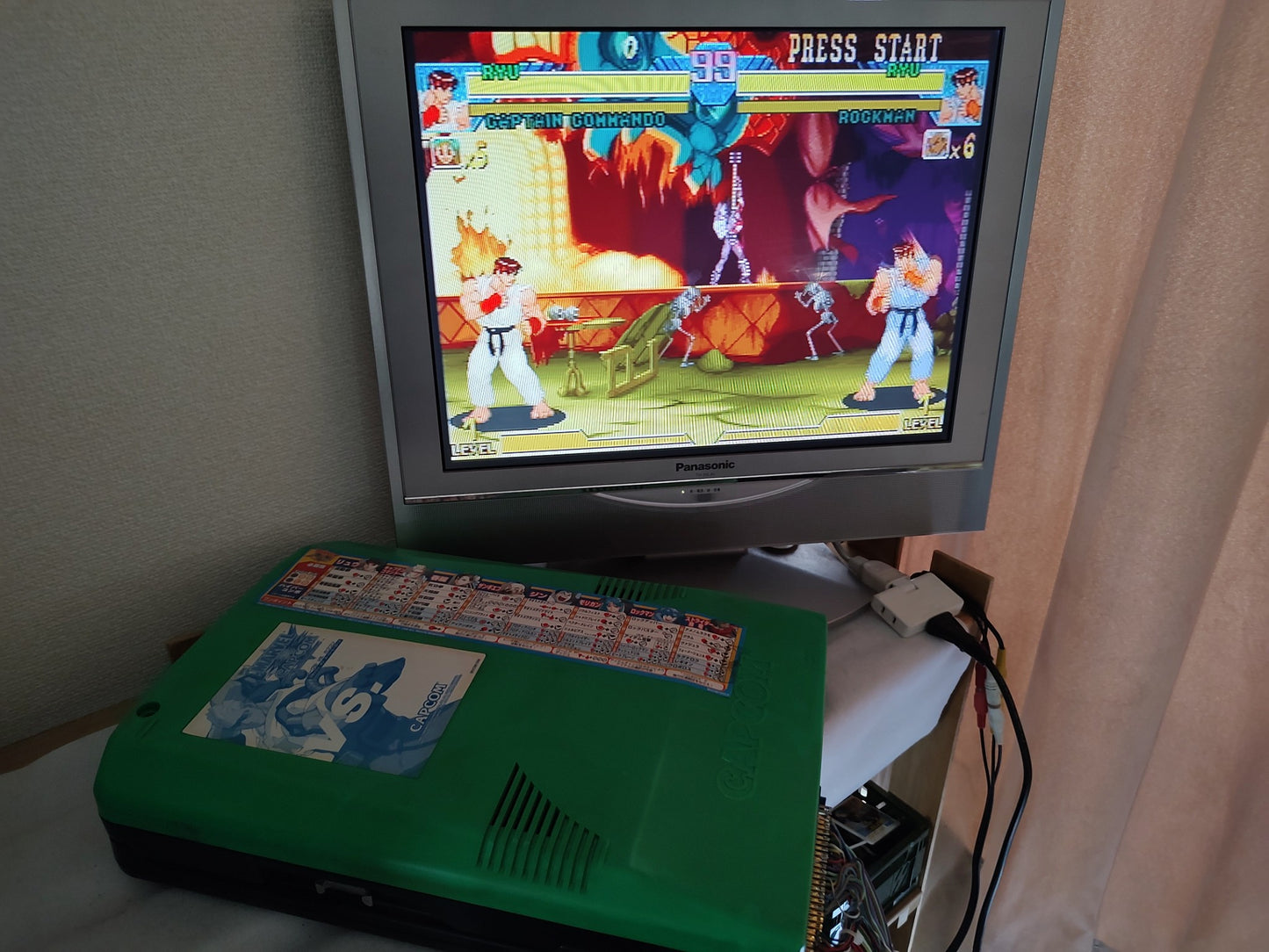 MARVEL vs CAPCOM Crash of HEROES CAPCOM CPS2 Arcade Cartridge B Board only-g0917