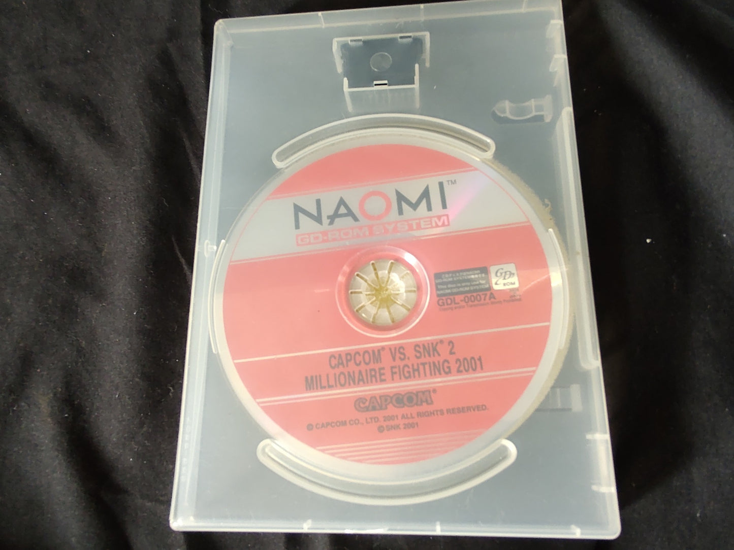 CAPCOM VS. SNK 2 MILLIONAIRE FIGHTING 2001 NAOMI GD-ROM Disk, KEY chip set-g0921