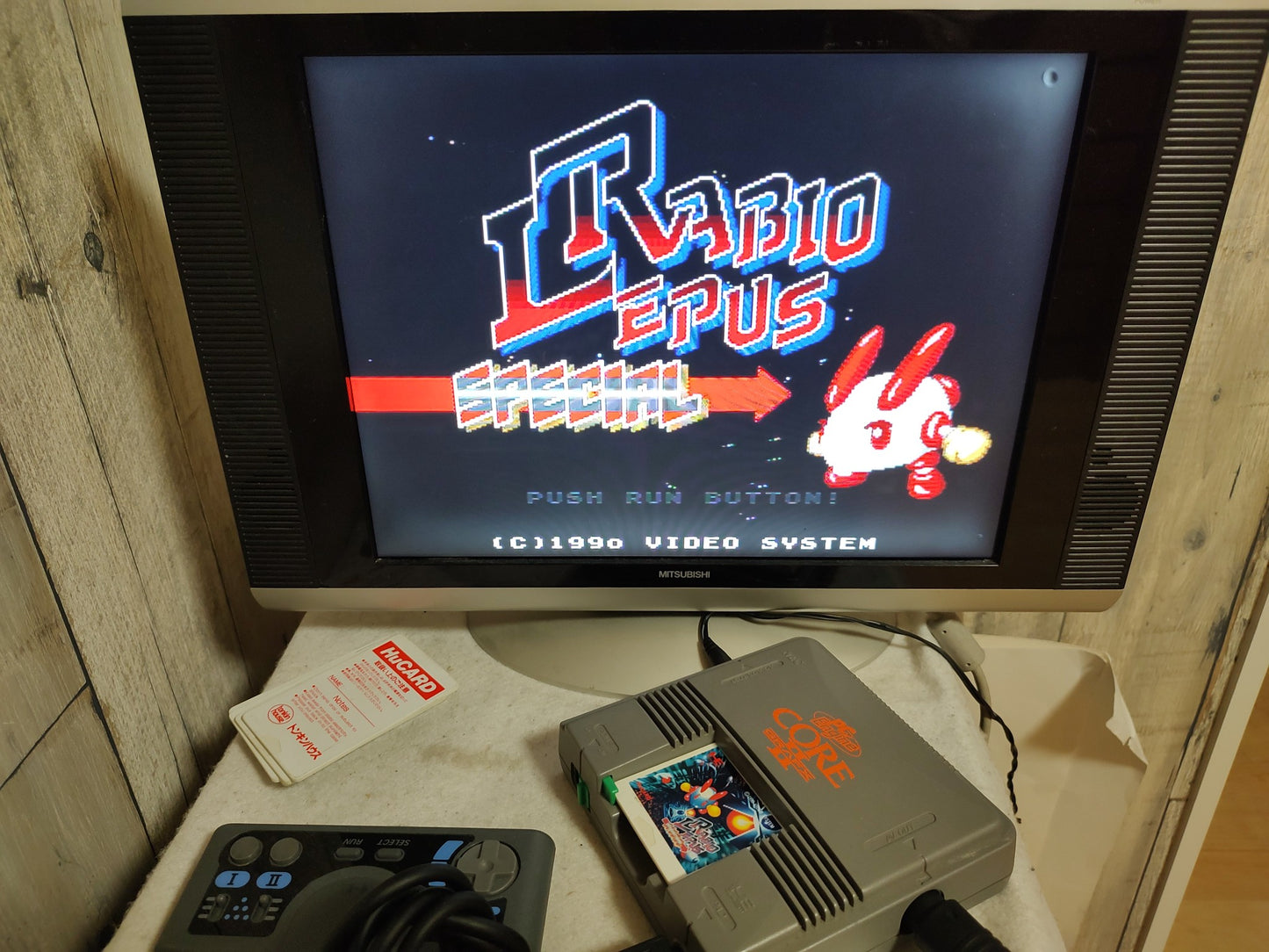 RABIO LEPUS SPECIA NEC PC Engine TurboGrafx-16 PCE game, working-g0921-