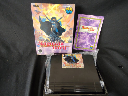 MAGICIAN LORD 1st Version SNK NEO GEO AES w/Manual, Box, Working-g0924-