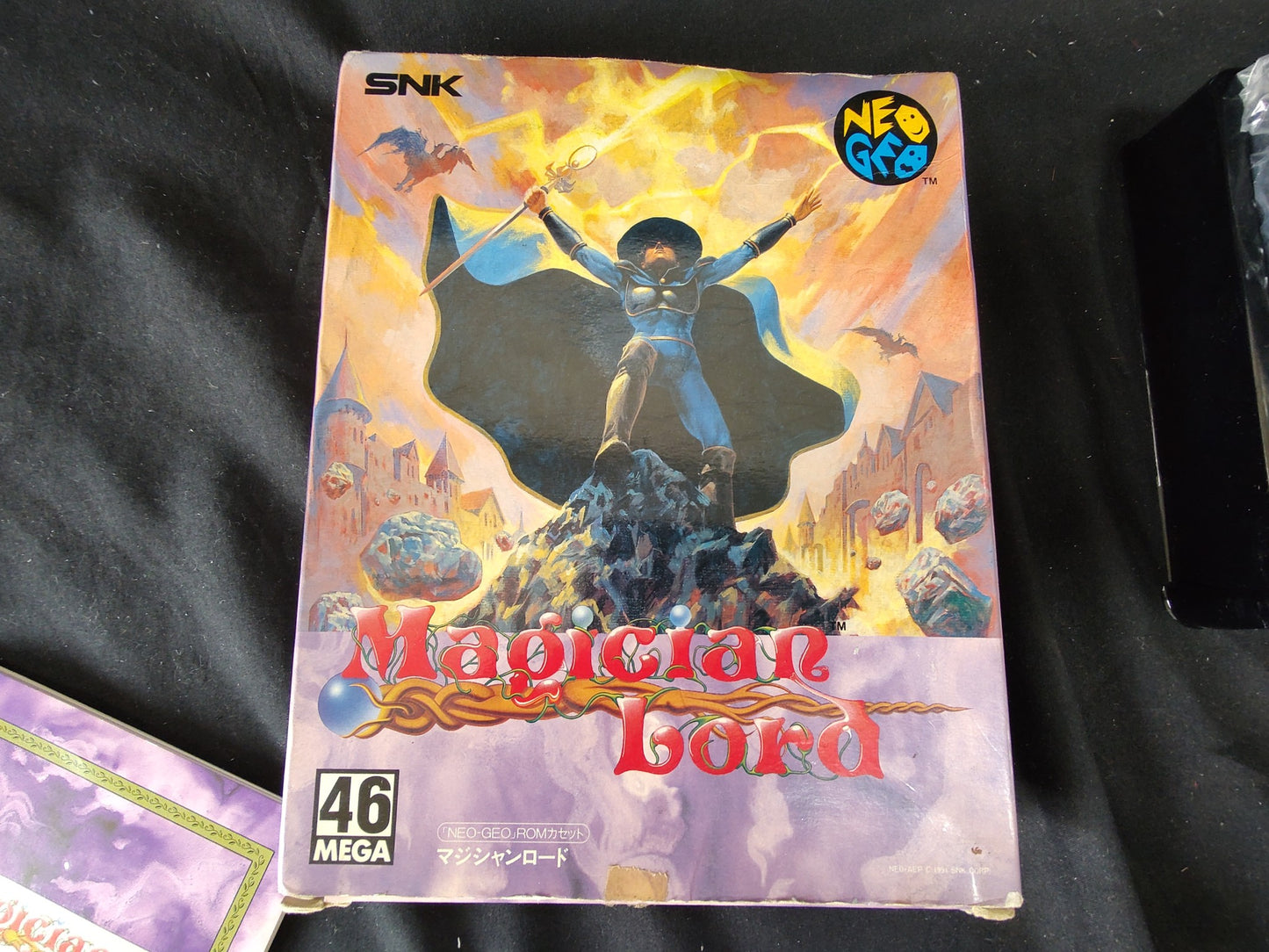 MAGICIAN LORD 1st Version SNK NEO GEO AES w/Manual, Box, Working-g0924-