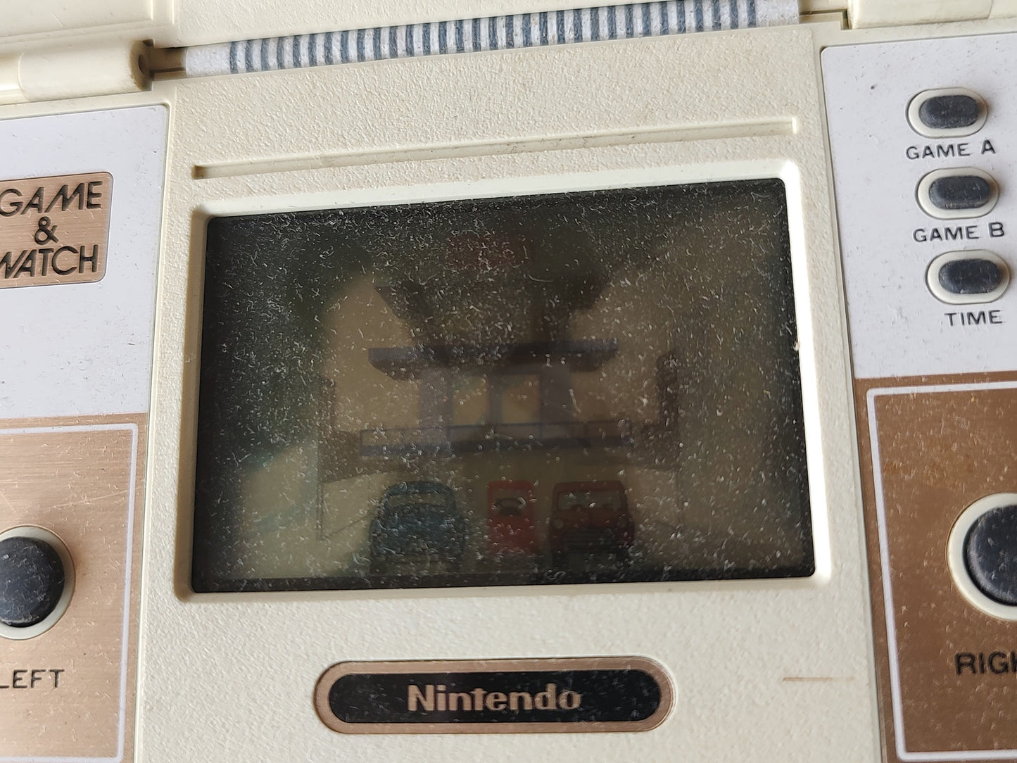 Junk, Broken Nintendo Game & Watch OIL PANIC, Micky Mouse, PARACHUTE set-g0928-