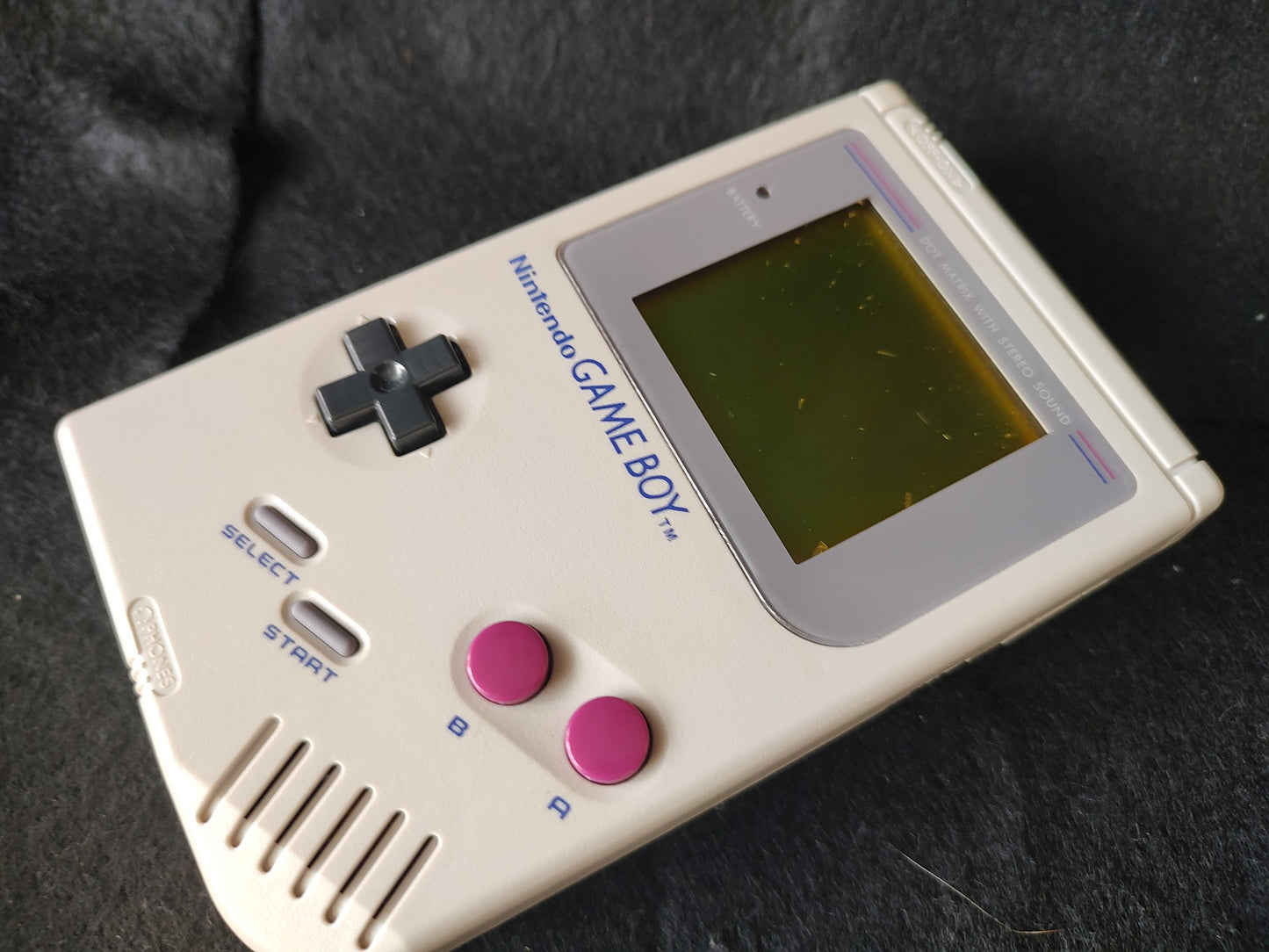 Nintendo Game boy Gray Color Console (DMG-001), W/Manual,Box set, working-g0928-