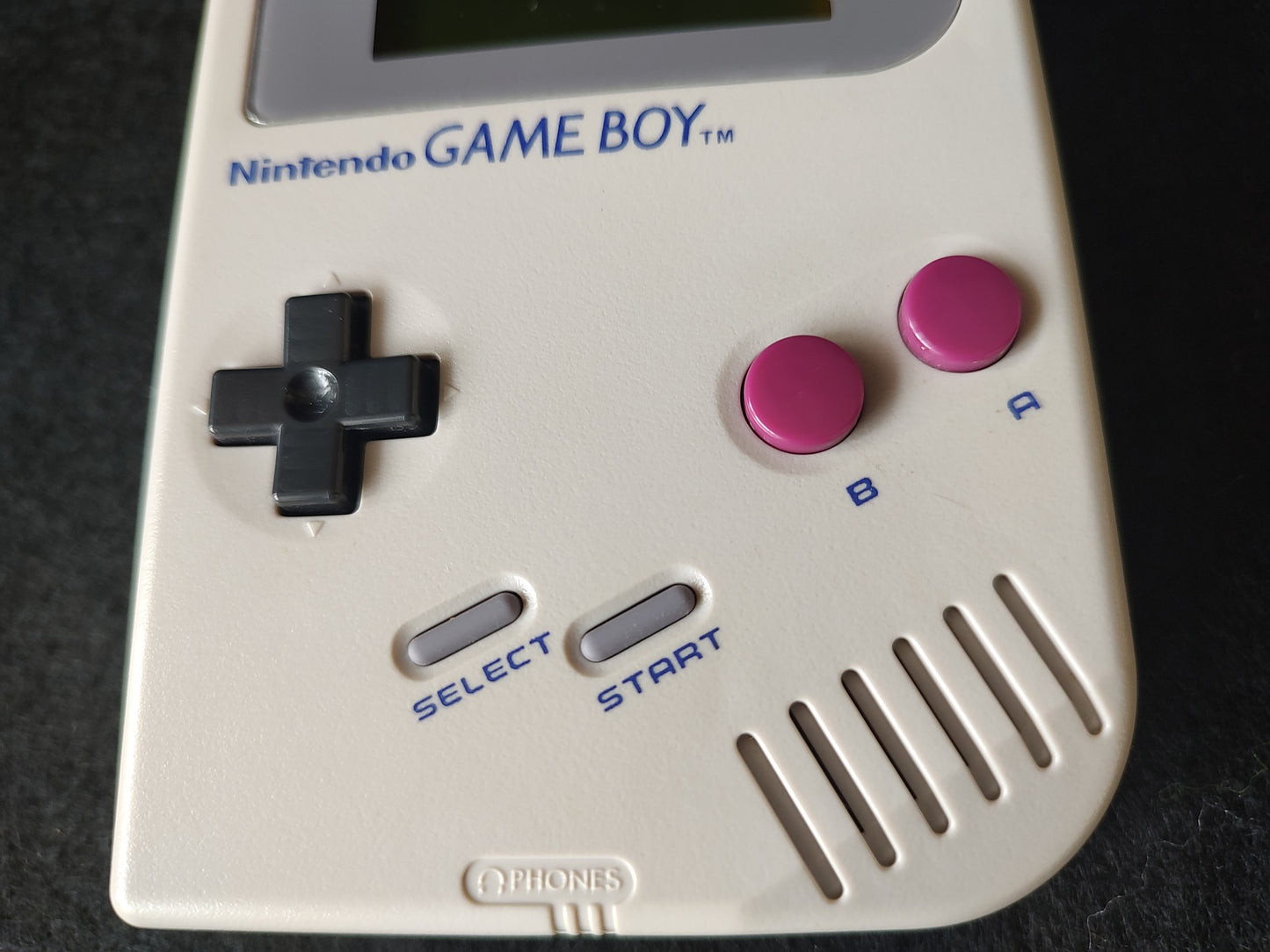 Nintendo Game boy Gray Color Console (DMG-001), W/Manual,Box set, working-g0928-