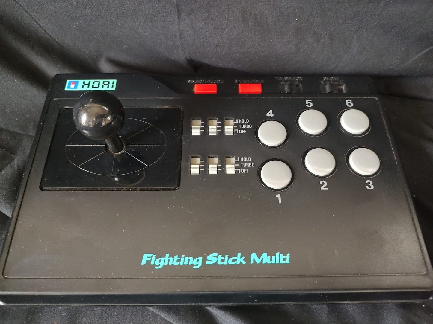 Hori Arcade Fighting Stick Multi for SNES, PC Engine, Megadrive Boxed set-g1007-