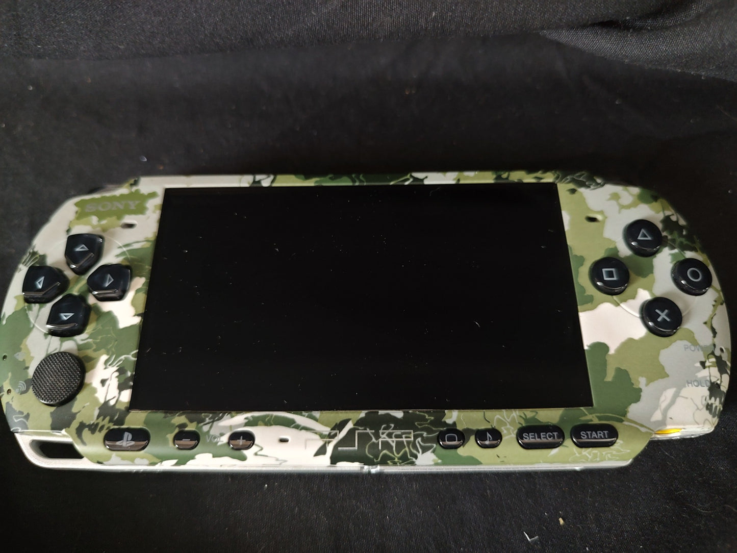 SONY PSP-3000 Console METAL GEAR SOLID Portable Camouflage Ver, Working-g1007