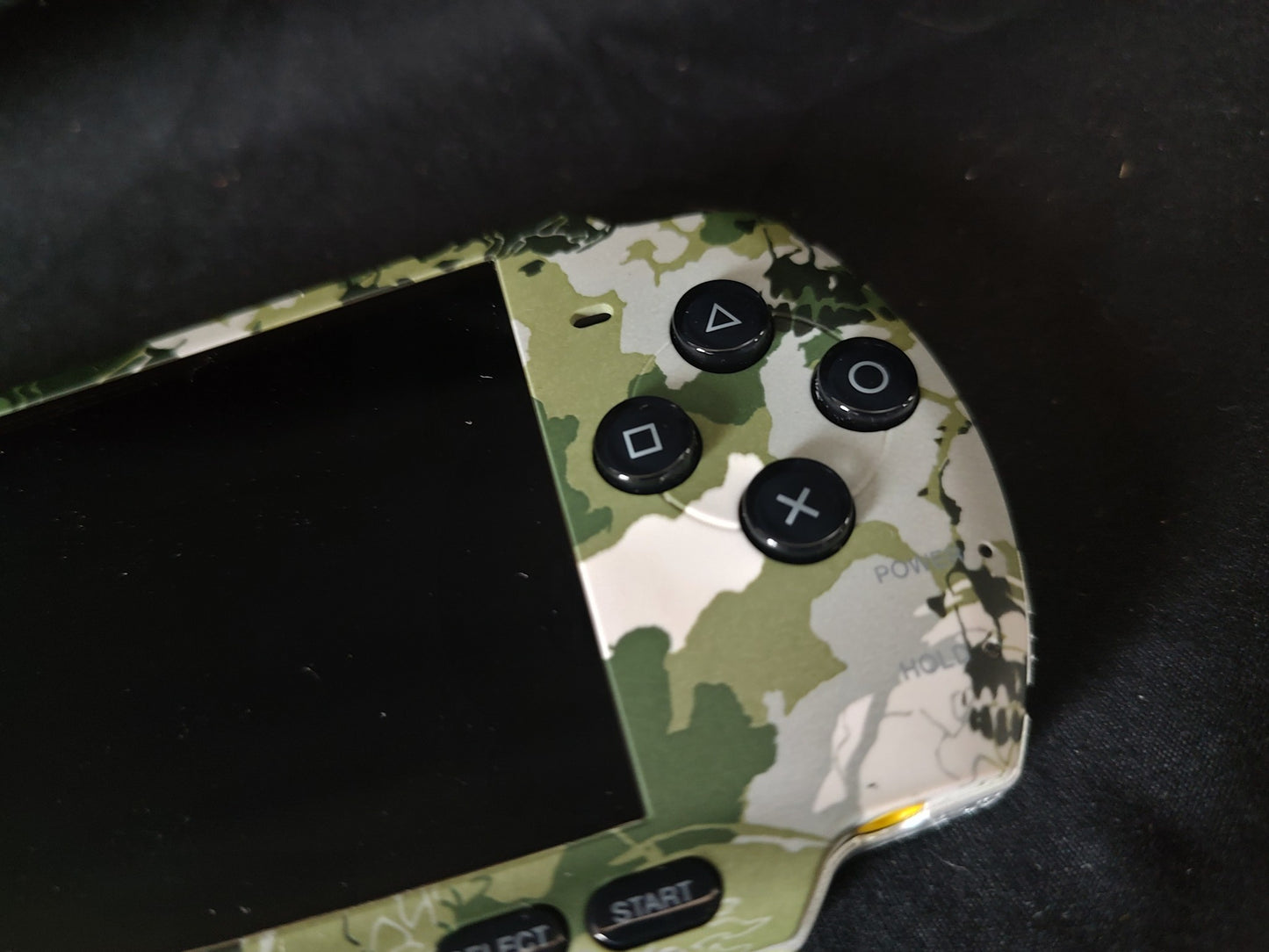 SONY PSP-3000 Console METAL GEAR SOLID Portable Camouflage Ver, Working-g1007